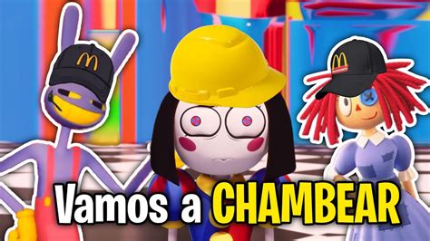 Vamos A Chambear Canci N The Amazing Digital Circus Parodia Youtube