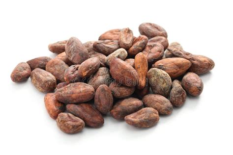 Graines De Cacao Crues De Cacao Image Stock Image Du Haricots Fond