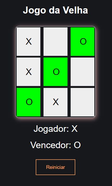 Github Marcussenise Jogo Da Velha Jogo Da Velha Criado Html Css