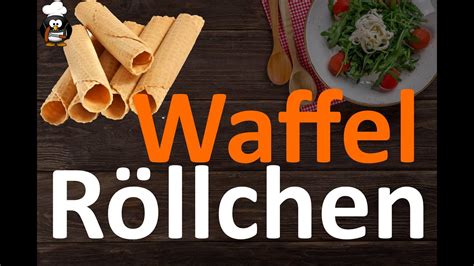 Waffelr Llchen Mit Pudding Rezept Waffeln Gef Llt Mit Pudding