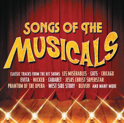 Songs Of The Musicals CD Album Free Shipping Over 20 HMV Store