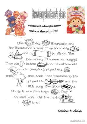 Picnic English Esl Worksheets Pdf Doc