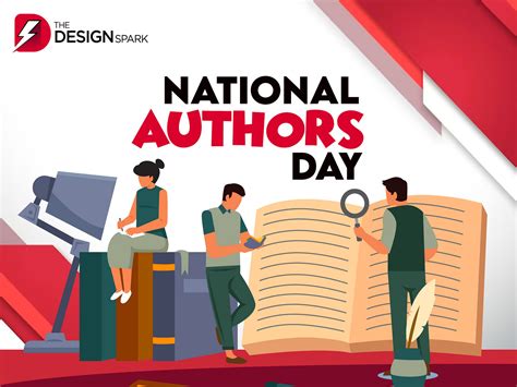 National Authors Day by The Design Spark on Dribbble