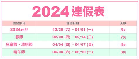 2024年民國113年行事曆2024年過年春節跟連休的請假攻略113年農曆春節年假2024暑假寒假 小佳的幻想世界