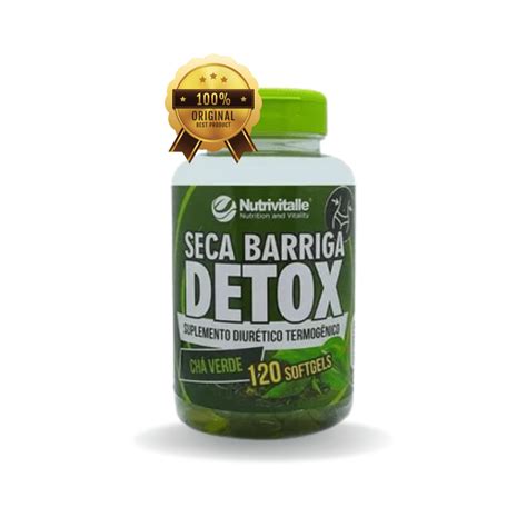 Seca Barriga Detox Ch Verde C Psulas Emagrecimento E Energia