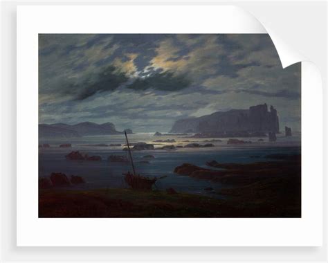 The Northern Sea In Moonlight 1823 24 Posters Prints By Caspar David