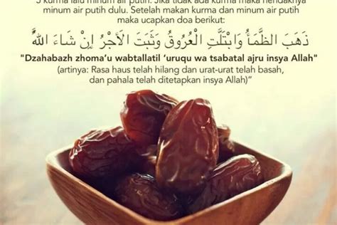 Berikut Bacaan Doa Berbuka Puasa Yang Benar Sesuai Sunnah Rasul Ihwal