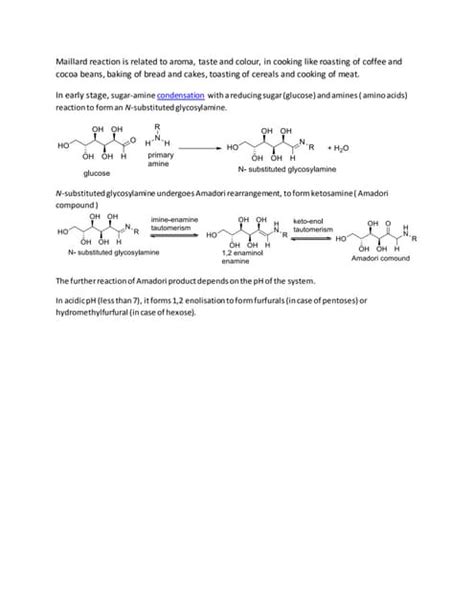 Maillard reaction - a very brief overiew | PDF