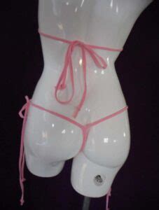 Pink Asian Fan G String Bikini Ultra Vixen Dancewear