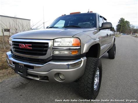 2003 Gmc Sierra 2500 Hd Slt Duramax Diesel Lifted 4x4 Crew Cab Short Bed