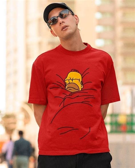 Remera De Homero Durmiendo Soyfan