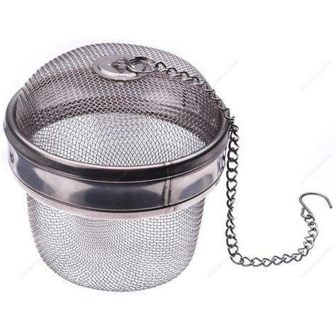 Mv Trading Sd2318 Stainless Steel Locking Spice Mesh Ball Tea