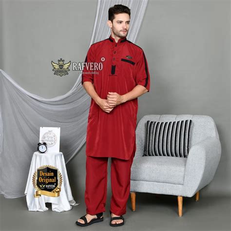 Jual Baju Koko Baju Muslim Setelan Pakistan Dewasa Setelan Muslim