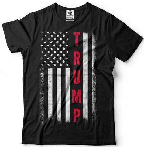 Donald Trump President T Shirt 2024 Elections USA Flag MAGA Trump For