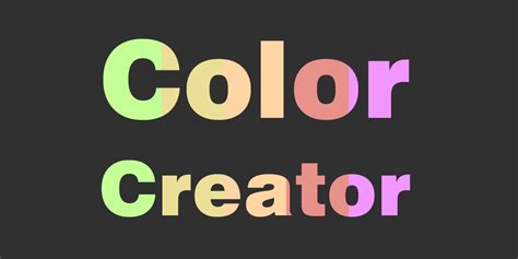 Color Creator - Blender Market