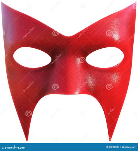 Superhero Face Mask Isolated Stock Photo - Image of hide, superhero ...