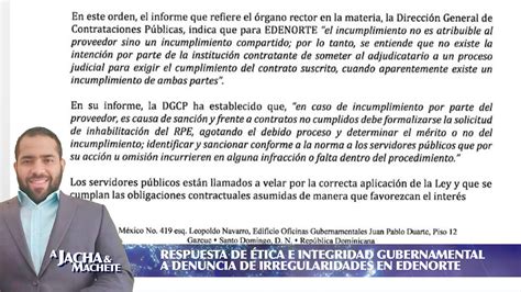 Si hubo irregularidades en EDENORTE por qué la justicia