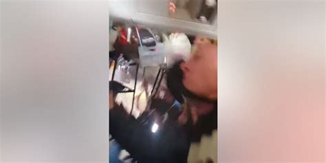 Video Shows Flight Attendant Hitting Plane Ceiling Passenger Praying During Severe Turbulence