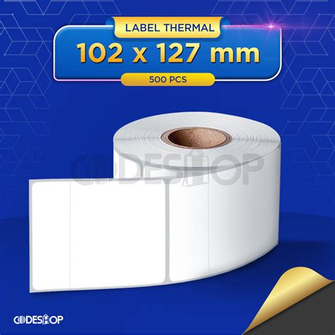 Jual Label Barcode X Mm Line Bahan Thermal Cetak Resi