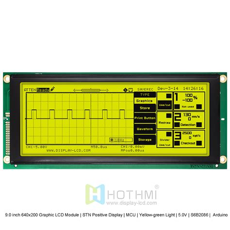 Inch X Graphic Lcd Module Stn Positive Display Mcu