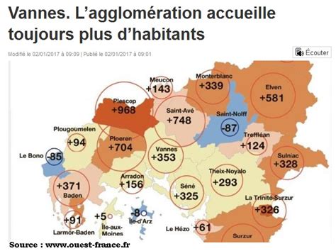 Forte Hausse De La Population Sur Vannes Agglo