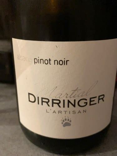 Martial Dirringer L Artisan Pinot Noir Vivino 日本