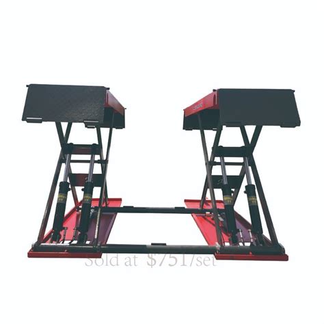 Thin Shear Lift Machine Alignment Scissor Car Lift Mid Rise Scissors