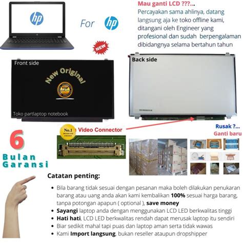 LCD Laptop HP Envy 15 Ae039TX Lazada Indonesia