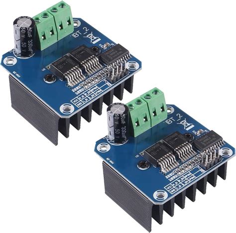 Aitrip 2 Pcs Bts7960 43a High Power Motor Driver Modulesmart Car Driver Module For Arduino