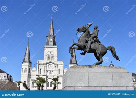 New Orleans Downtown Church Stock Image Image Of City Church 268901231