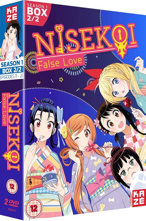 Nisekoi False Love Season 1 Part 2 Episodes 11 20 [dvd] [reino Unido