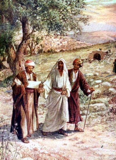 Luke 24 Bible Pictures: Jesus on the road to Emmaus