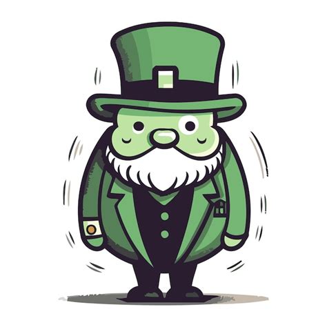 Premium Vector Cartoon Leprechaun St Patricks Day Vector Illustration