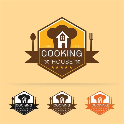 Cooking house logo vector illustration 13435601 Vector Art at Vecteezy