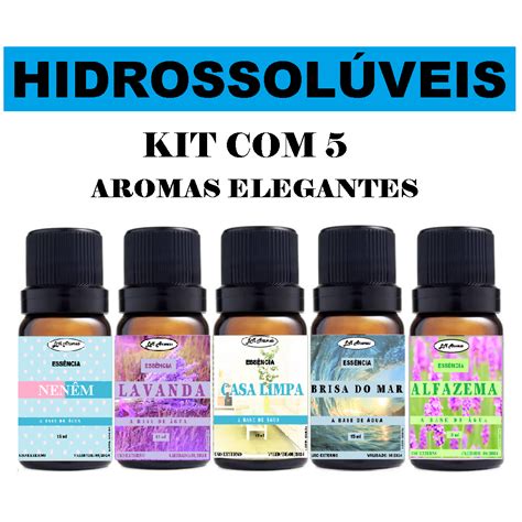 Kit Ess Ncias Para Aromatizador E Difusor El Trico A Base De Gua