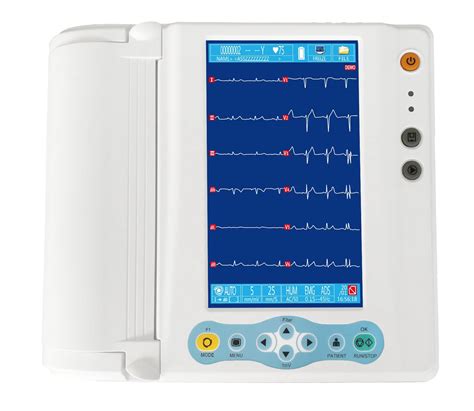 CE Approved Digital 9 Inch Touch Screen ECG Electrocardiograph Machine