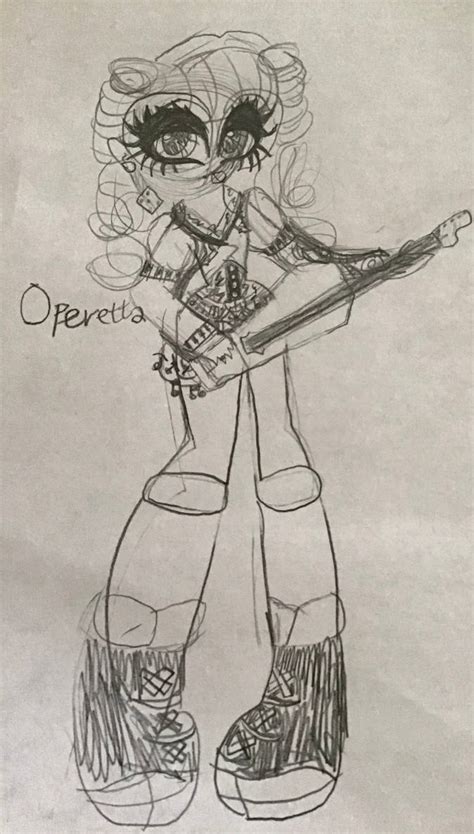Monster High Operetta Sketch By Winterell On Deviantart