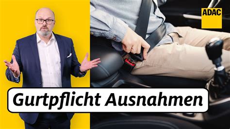 Anschnallen Muss Man Sich Immer Oder Adac Recht Logisch Youtube