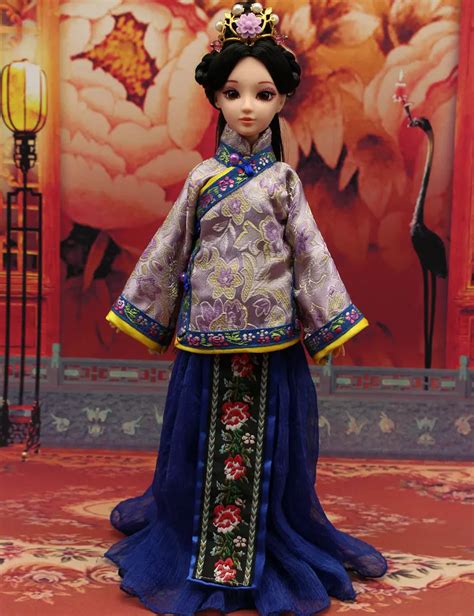 Buy Handmade Doll S Clothes Qing Dynasty Girl Dress Chinese Ancient Costume