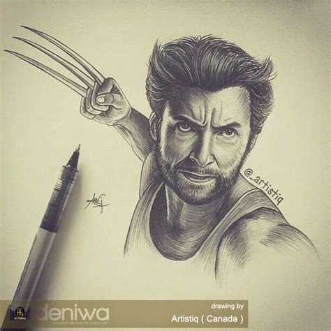 Awesome Realistic Wolverine Drawing Art Gallery