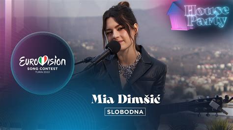 Mia Dimšić Slobodna Croatia 🇭🇷 Eurovision House Party 2022 Youtube