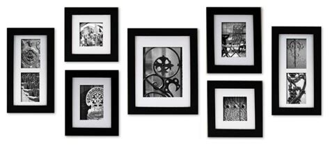 Gallery Perfect 7 Piece Wide Frame Set Modern Picture Frames By