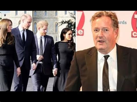 Piers Morgan Breaks Silence On Meghan And Harry S Reunion With Kate And