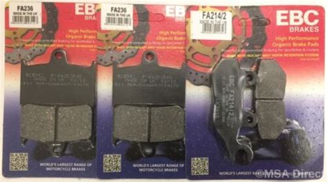 EBC FRONT And REAR Brake Pads Fits TRIUMPH SPRINT ST GT 1050 2005 To