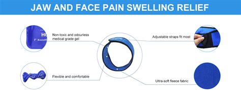 World Bio Face Ice Pack For Wisdom Teeth Reusable Gel Hot Cold Compress Therapy Packs Jaw