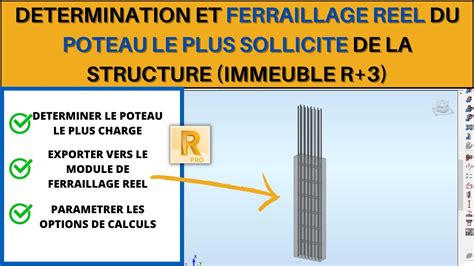 Rsa Determination Et Ferraillage Reel Du Poteau Le Plus Sollicite