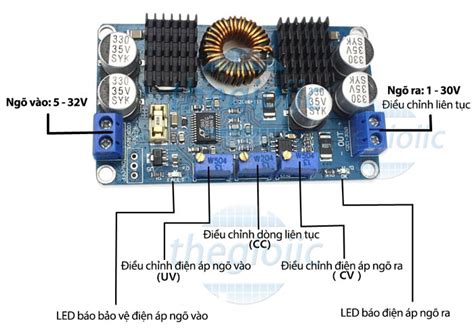 LTC3780 Mạch Ổn Áp Buck Boost Có Điều Chỉnh Dòng 130W Vào 5 32VDC ra