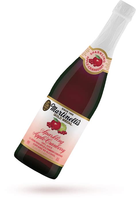 Sparkling Apple-Cranberry Juice - Sparkling Juices - S. Martinelli & Co