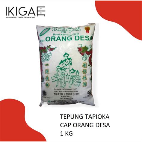 Jual TEPUNG TAPIOKA CAP ORANG DESA SAGU TANI ASLI ORI 100 KEMASAN 1