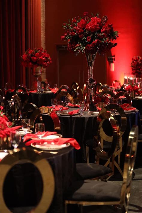 Black Wedding Themes Black Red Wedding Red Wedding Theme Elegant